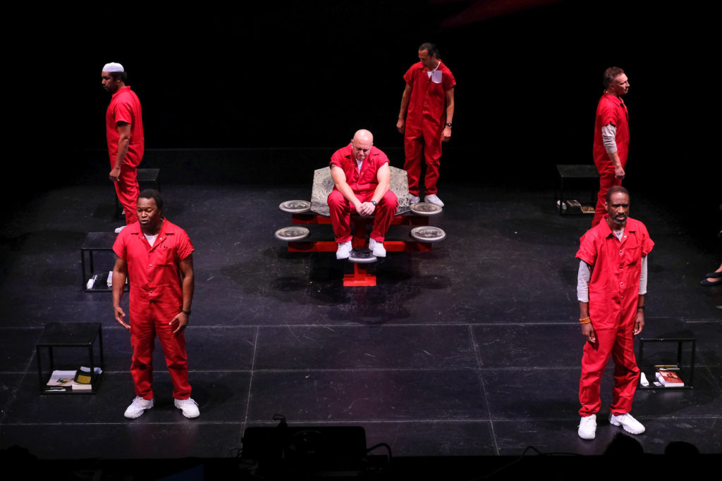 COUNT: Stories from America’s Death Row., Premiere at PlayMakers Repertory Company. Photo by HuthPhoto.