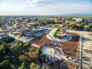 The inauguration of the People’s Parliament of Rojava in Dêrik.